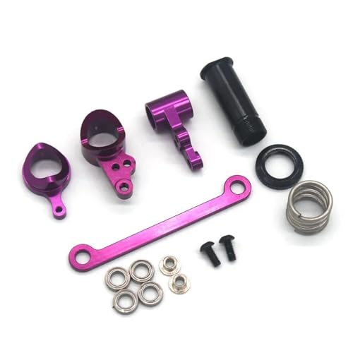 YONMFRDS RC Autoteile Für WLtoys 144001 144010 144002 124016 124017 124018 124019 RC 1/12 Metall-Upgrade(Purple) von YONMFRDS