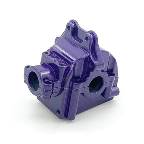YONMFRDS RC Autoteile Für WLtoys 144001 144010 144002 124019 124018 144001-1254 Metall Vorne Hinten Wave Box Shell Getriebe Kit Ersatz RC Auto Upgrade Ersatzteile Zubehör(Purple) von YONMFRDS