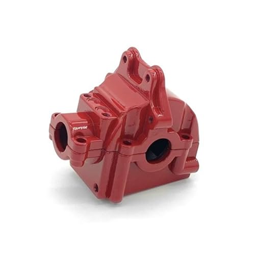 YONMFRDS RC Autoteile Für WLtoys 144001 144010 144002 124019 124018 144001-1254 Metall Vorne Hinten Wave Box Shell Getriebe Kit Ersatz RC Auto Upgrade Ersatzteile Zubehör(Red) von YONMFRDS