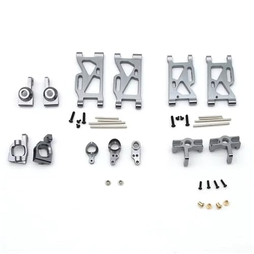 YONMFRDS RC Autoteile Für WLtoys 144001 5X Für 1:14 RC Auto Modelle LKW Teile Für Schaukel Arme(Gray) von YONMFRDS