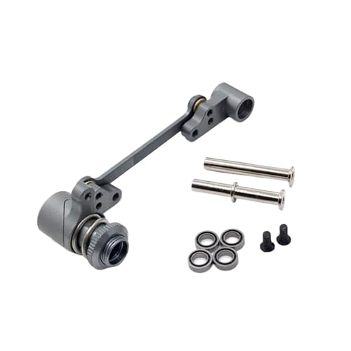 YONMFRDS RC Autoteile Für WLtoys 144010 144001 144002 124016 127017 124018 124019 LC 1/14 Upgrade Metalllenkung RC Autoteile(Gray) von YONMFRDS