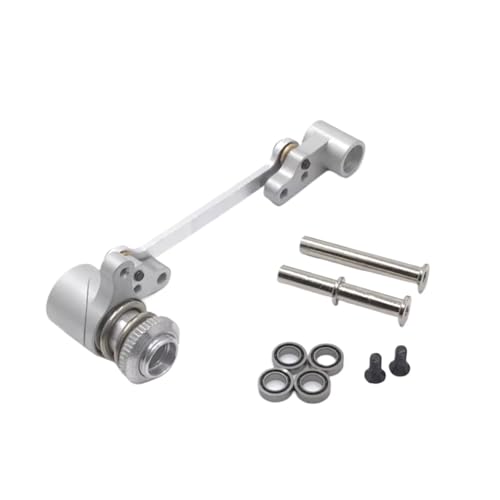 YONMFRDS RC Autoteile Für WLtoys 144010 144001 144002 124016 127017 124018 124019 LC 1/14 Upgrade Metalllenkung RC Autoteile(White) von YONMFRDS