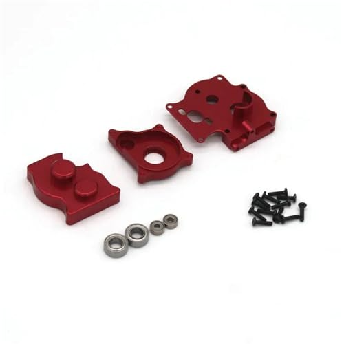 YONMFRDS RC Autoteile Für WLtoys Für Für Jimny Für Smart RC Fernbedienung Auto 1/16 Metall Upgrade Zubehör Medium Welle Box Stahl Getriebe(Color1) von YONMFRDS