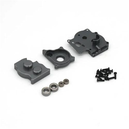 YONMFRDS RC Autoteile Für WLtoys Für Für Jimny Für Smart RC Fernbedienung Auto 1/16 Metall Upgrade Zubehör Medium Welle Box Stahl Getriebe(Color3) von YONMFRDS