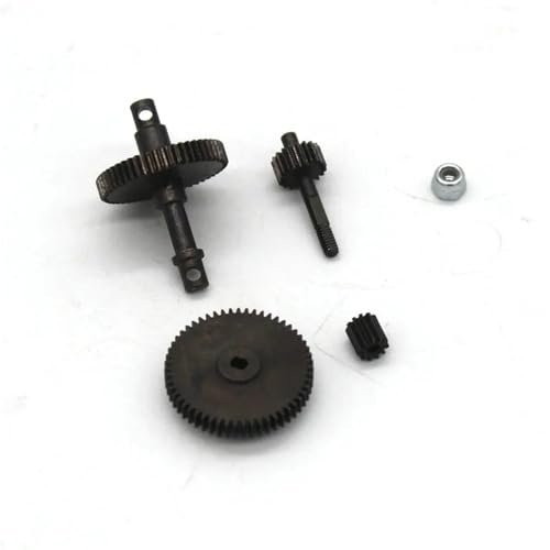 YONMFRDS RC Autoteile Für WLtoys Für Für Jimny Für Smart RC Fernbedienung Auto 1/16 Metall Upgrade Zubehör Medium Welle Box Stahl Getriebe(Color5) von YONMFRDS