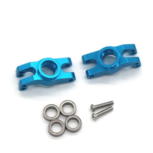 YONMFRDS RC Autoteile Für WLtoys Für Mjx 1/14 14209 14210 1/16 Für M162 Für M163 16207 16208 16209 16210 Für H16v3 RC Fernbedienung Auto Metall Teile Hinterrad Für Sitz(Blue) von YONMFRDS
