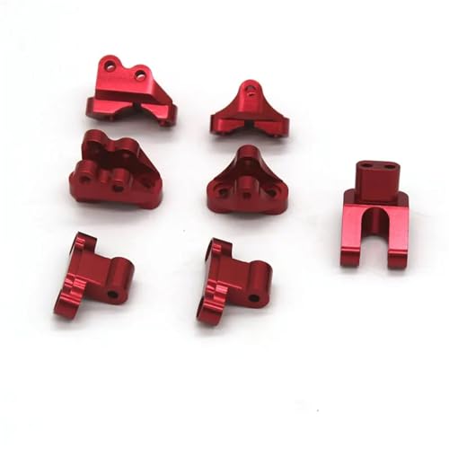 YONMFRDS RC Autoteile Für WLtoys Für Yikong Für YK4102 Für YK4103 1/10 RC Für Klettern RC Auto Metall Upgrade Zubehör Trolley Halterung(Red) von YONMFRDS