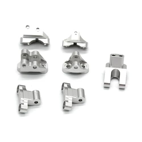 YONMFRDS RC Autoteile Für WLtoys Für Yikong Für YK4102 Für YK4103 1/10 RC Für Klettern RC Auto Metall Upgrade Zubehör Trolley Halterung(Silver) von YONMFRDS