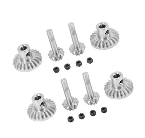 YONMFRDS RC Autoteile Für WPL B16 B36 B14 B24 C14 C24 C34 C44 Für MN D91 D96 D90 D99 Für MN99S Stahl Vorne Hinterachse Getriebe Antriebswelle Getriebe RC Auto Upgrades Teile Zubehör(Silver) von YONMFRDS