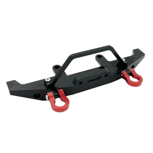 YONMFRDS RC Autoteile Für WPL C14 C24 C24-1 1/16 Fernbedienung Auto 4WD LKW Track Upgrade Teile Metall Anti-Kollision Front Stoßstange Für Ist Geeignet(Black) von YONMFRDS