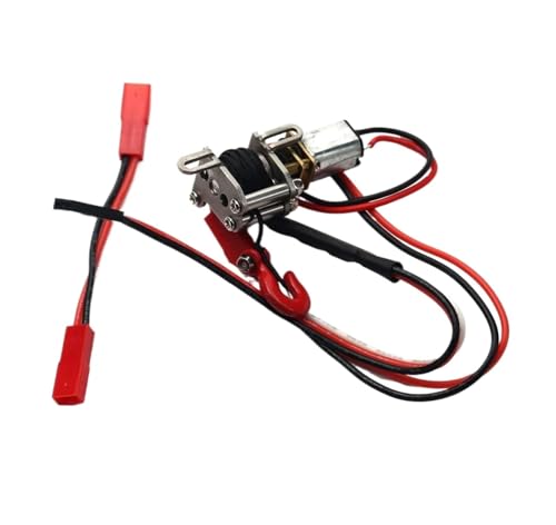 YONMFRDS RC Autoteile Für WPL C14 C24 C34 Für MN D90 Für MN99S Für JJRC Für LDP06 1/12 1/16 Ersatz Metall Automatische Winde Mit 3CH Steuerkabel RC Auto Upgrade Teile von YONMFRDS