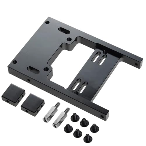 YONMFRDS RC Autoteile Für WPL Für B14 B24 C14 C24 B16 B36 Für JJRC Für Q60 Q61 Für 1/16 RC Autoteil Metalllenkservo Lager Feste Montagehalterung(Black) von YONMFRDS