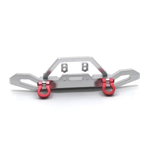 YONMFRDS RC Autoteile Für Wltoys 104001 Für 1/10 RC Auto Metall Front Stoßstange Ersatzteile Für Hobby Modell(Silver) von YONMFRDS