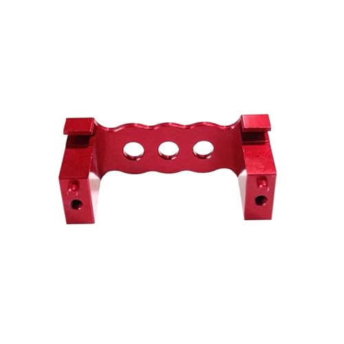 YONMFRDS RC Autoteile Für Wltoys 144001 124016-17-18 124019 Metall Lenkgetriebe Feste Basis Lenkgetriebe Für Sitz Presse Ersatzteile RC Auto Upgrade Zubehör(Red) von YONMFRDS