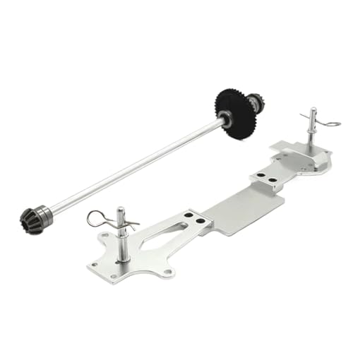 YONMFRDS RC Autoteile Für Wltoys 144001 144002 144010 144016 144018 Für RIaarIo 1/14 Metall Zweite Boden Bord Zentrale Antriebswelle RC Auto Upgrade Teile(Silver) von YONMFRDS