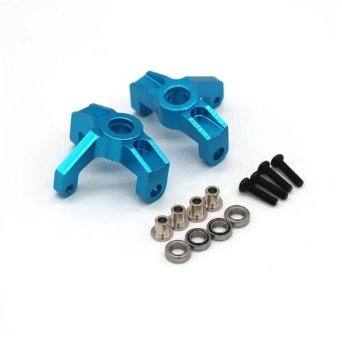 YONMFRDS RC Autoteile Für Wltoys 144001 144010 124008 124010 124016 124017 124018 124019 RC Auto 4WD Metall Upgrade Teile Lenkung Tasse Teile(Blue) von YONMFRDS