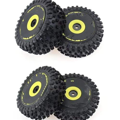 YONMFRDS RC Autoteile Für Wltoys 144001 144010 124018 124019 124016 124017 Ersatz Vorder- Und Hinterrad Reifen Reifen RC Auto Upgrade Teile Ersatz Dekoration Zubehör(1 Set) von YONMFRDS