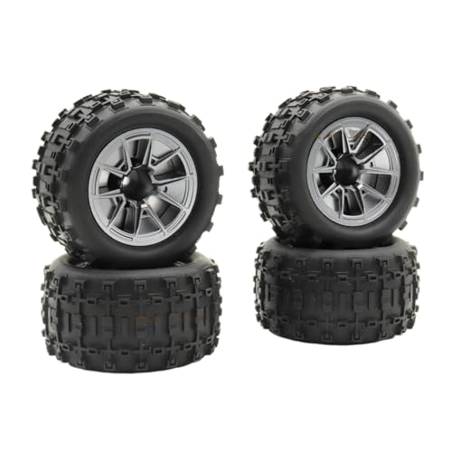 YONMFRDS RC Autoteile Für Wltoys 144001 144010 124018 Für MJX Für Hyper Go 1/14 14209 14210 16209 16210 12mm Hex Für Monster Truck Reifen Räder RC Auto Teile Zubehör(85mm Tires) von YONMFRDS