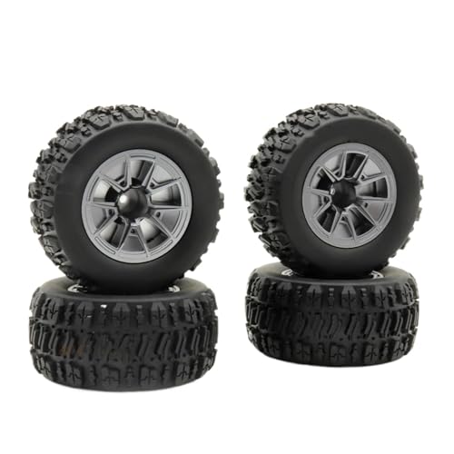 YONMFRDS RC Autoteile Für Wltoys 144001 144010 124018 Für MJX Für Hyper Go 1/14 14209 14210 16209 16210 12mm Hex Für Monster Truck Reifen Räder RC Auto Teile Zubehör(90mm Tires) von YONMFRDS
