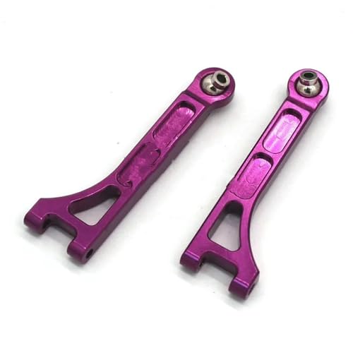 YONMFRDS RC Autoteile Für Wltoys 16101 16102 16103 16104 16106 16201 Für JJRC Für C8805 RC1/16 Metall Teile Für Fernbedienung Auto Vorne Oberen Für Schaukel Arm Teile(Purple) von YONMFRDS