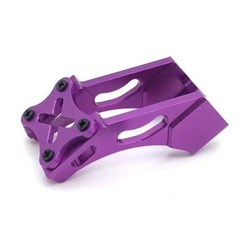 YONMFRDS RC Autoteile Für Wltoys 184016 144001 144010 124007 124017 124019 Metall Heckflügel Halterung Befestigungswinkel RC Auto Upgrade Teile Modifikation Autozubehör(Purple) von YONMFRDS