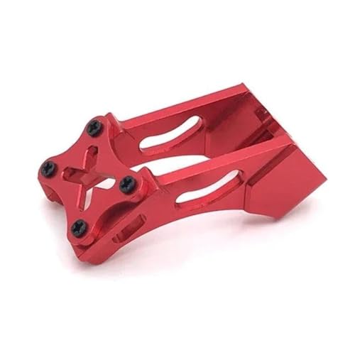 YONMFRDS RC Autoteile Für Wltoys 184016 144001 144010 124007 124017 124019 Metall Heckflügel Halterung Befestigungswinkel RC Auto Upgrade Teile Modifikation Autozubehör(Red) von YONMFRDS
