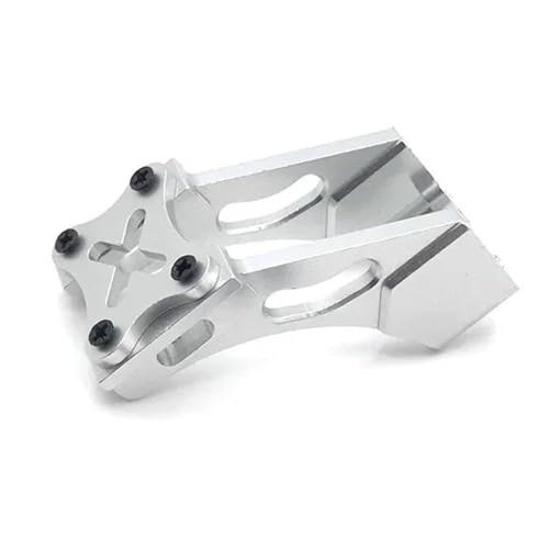 YONMFRDS RC Autoteile Für Wltoys 184016 144001 144010 124007 124017 124019 Metall Heckflügel Halterung Befestigungswinkel RC Auto Upgrade Teile Modifikation Autozubehör(Silver) von YONMFRDS