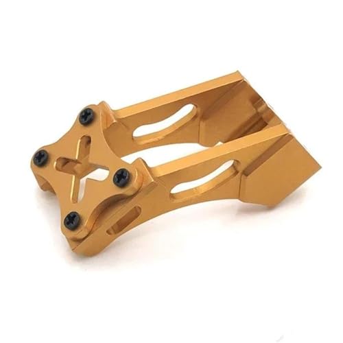 YONMFRDS RC Autoteile Für Wltoys 184016 144001 144010 124007 124017 124019 Metall Heckflügel Halterung Befestigungswinkel RC Auto Upgrade Teile Modifikation Autozubehör(Yellow) von YONMFRDS