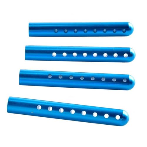 YONMFRDS RC Autoteile Für Wltoys Für A959 A969 A979 K929 A580061 Für Hopup Für 1/18 Rc Teile 4PCS Vorne Hinten Karosserie Beiträge Karosserie Halterungen Für Rc Modell Auto(Blue) von YONMFRDS