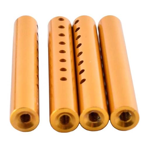 YONMFRDS RC Autoteile Für Wltoys Für A959 A969 A979 K929 A580061 Für Hopup Für 1/18 Rc Teile 4PCS Vorne Hinten Karosserie Beiträge Karosserie Halterungen Für Rc Modell Auto(Yellow) von YONMFRDS