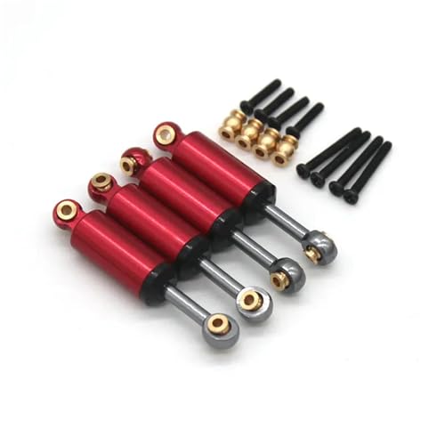 YONMFRDS RC Autoteile Für Wltoys Für FMS 1/18 Mogrich Scaler RC Fernbedienung Auto Metall Upgrade Zubehör Volle Auto Teile Zugstange Vorder- Und Hinterachsen(Color3) von YONMFRDS