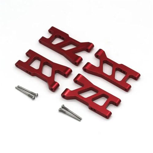 YONMFRDS RC Autoteile Für Wltoys Für HS 18301 18302 18311 18312 18321 18322 1/18 RC Ferngesteuertes Auto Metallteile Vordere Und Hintere Saumarme(Red) von YONMFRDS