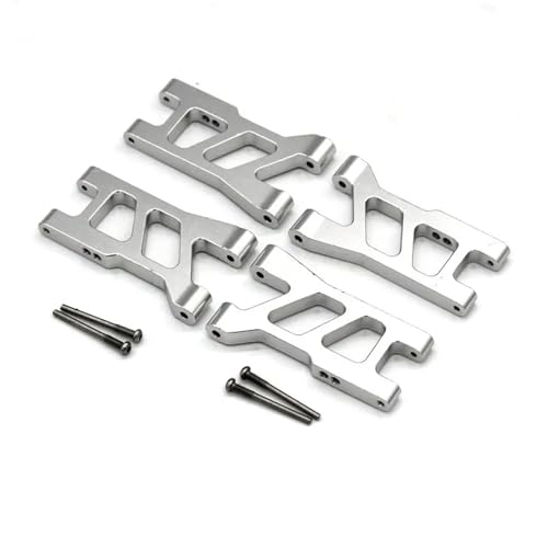 YONMFRDS RC Autoteile Für Wltoys Für HS 18301 18302 18311 18312 18321 18322 1/18 RC Ferngesteuertes Auto Metallteile Vordere Und Hintere Saumarme(Silver) von YONMFRDS