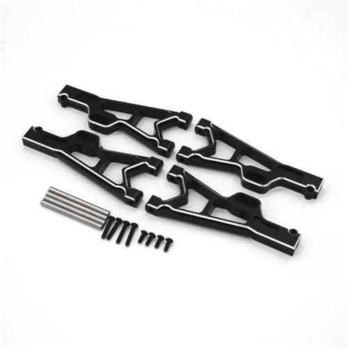 YONMFRDS RC Autoteile Für Wltoys Für JLB Für Racing 11101 21101 J3 1/10 RC Auto Upgrade Teile Vordere Und Hintere Untere Schwinge EA1001(Black) von YONMFRDS