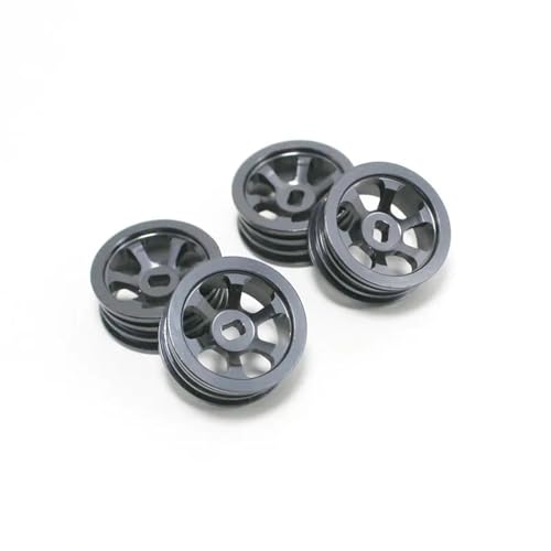 YONMFRDS RC Autoteile Für Wltoys Für K989 Für K979 284131 RC Fernbedienung Auto 1/28 Upgrade Zubehör Metall Rad Für Rally Reifen(Gray) von YONMFRDS