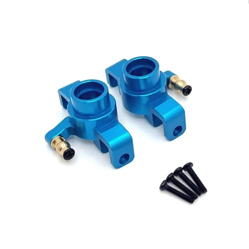 YONMFRDS RC Autoteile Für Wltoys Für MJX 20208 Für JJRC Für C8811 RC 1/20 Fernbedienung Auto Teile Metall Upgrade Teile Vorne Lenkung Tasse(Blue) von YONMFRDS