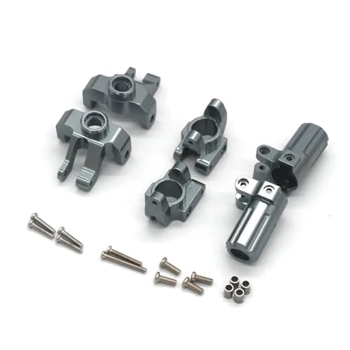 YONMFRDS RC Autoteile Für Wltoys Für MN 128 Zubehör Für MN86S Für Mn128 RC Lenkung Tasse C Für Sitz Hinterrad Für Sitz DREI Stück Kit Zubehör(Gray) von YONMFRDS