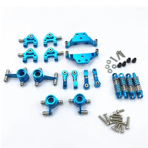 YONMFRDS RC Autoteile Für Wltoys Für P929 P939 K979 K989 K999 K969 Für 1/28 Rc Auto Metall Volle Set Upgrade Teile(Blue) von YONMFRDS