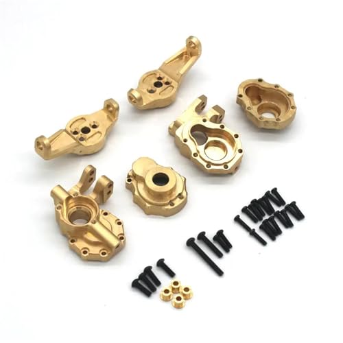 YONMFRDS RC Autoteile Für Wltoys HB Für R1001 Für R1002 Für R1003 Für ANDERE 1/10 Rc Auto Messing Upgrade Teile Lenkung Tasse(Color5) von YONMFRDS