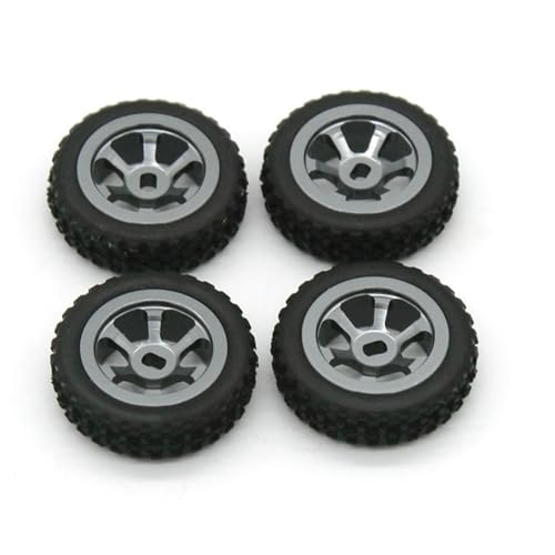 YONMFRDS RC Autoteile Für Wltoys K989 K969 284131 284010 1/28 4WD RC Metall Teile Hub Reifen Für Fernbedienung Autos Dekoration Änderung RC Auto Zubehör(Gray) von YONMFRDS