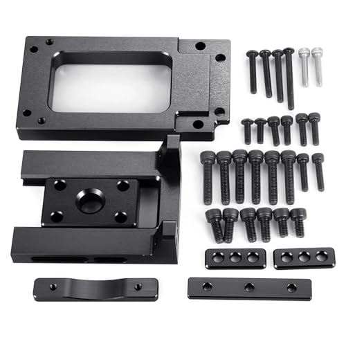 YONMFRDS RC Autoteile Für X-Maxx 1/5 RC Auto Für Monster Truck Upgrade Teile Einstellbare Motor Halterung Schnelle Demontage Fernbedienung Auto Ersatz DIY Teile(Black) von YONMFRDS