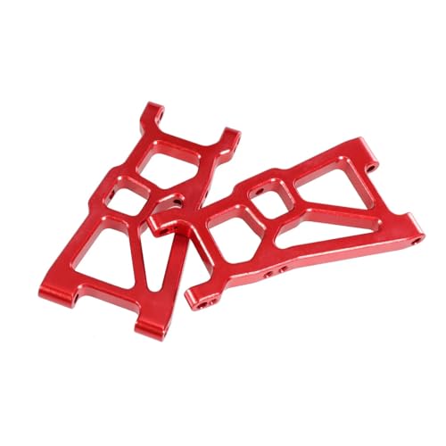 RC Autoteile Für ZD Für Racing DBX-10 1/10 Metall Front Lower Arm Vorne Für Schaukel Arm RC Fernbedienung Auto Für Wüste Geländewagen Upgrade Zubehör(Red) von YONMFRDS