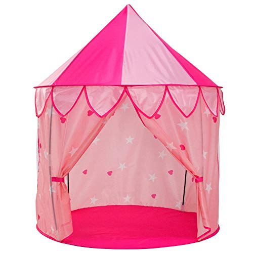 YOOBE 5er Princesse Tente für Les Filles Jouer Tente Princesse Château - Bonus Princesse Habillez Tutu Kostümensemble! von YOOBE