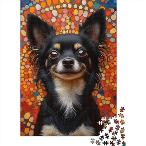 Chihuahua Puzzle 1000 Teile Schwer Puzzle Spielzeug Lernspiel Impossible Herausforderung Spielzeug Für Erwachsene Und Kinder Ab 12 Jahren 1000pcs (75x50cm) von YOPDEOOCR