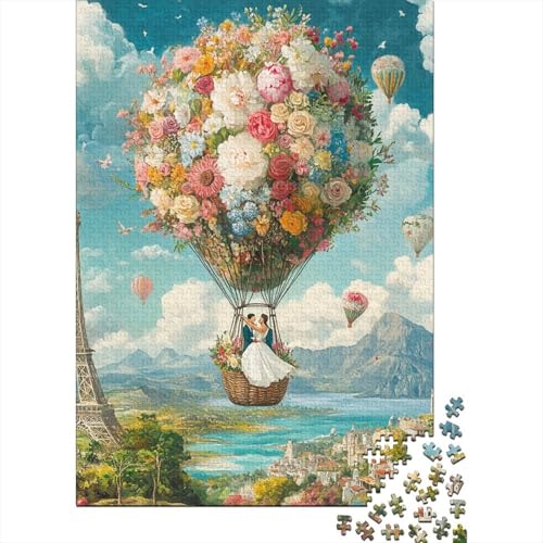 Heißluftballon Puzzles 1000 Teile Schwer Puzzle Spielzeug Lernspiel Impossible Herausforderung Spielzeug Für Erwachsene Und Kinder Ab 12 Jahren 1000pcs (75x50cm) von YOPDEOOCR