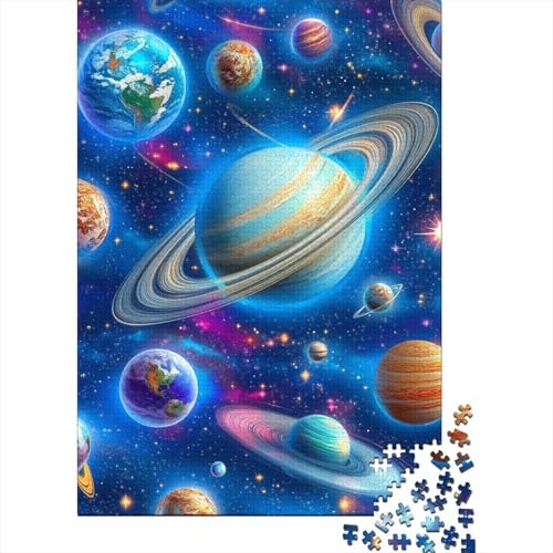 Kosmische Planeten Puzzles 1000 Teile Schwer Puzzle Spielzeug Pädagogisches Spiel Impossible Herausforderungsspielzeug Für Erwachsene Und Kinder in Bewährter 1000pcs (75x50cm) von YOPDEOOCR