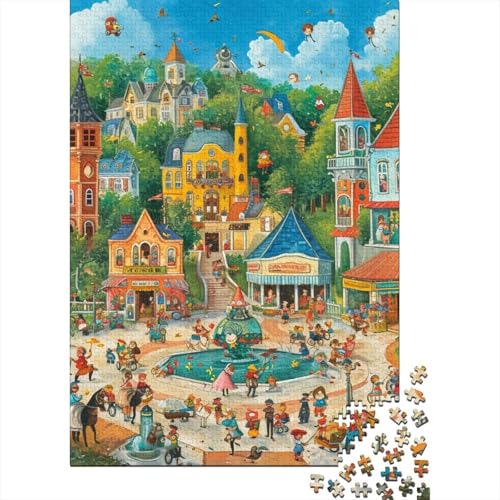 Little Girl Puzzles 1000 Teile Schwer Puzzle Spielzeug Lernspiel Impossible Herausforderung Spielzeug Für Erwachsene Kinder 1000pcs (75x50cm) von YOPDEOOCR