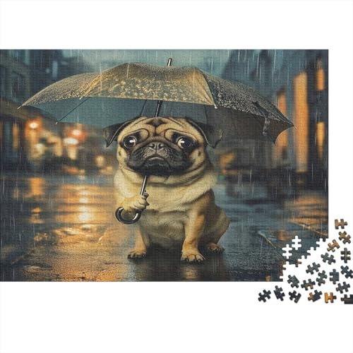 Mops Puzzle 1000 Teile Puzzle Für Erwachsene Und Kinder Ab 14 Jahren Puzzel 1000pcs (75x50cm) von YOPDEOOCR