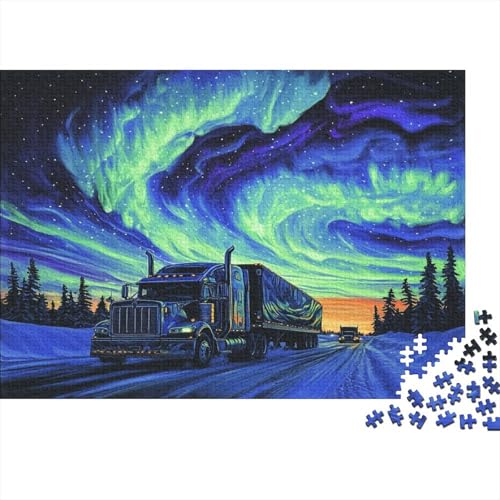 Nordlichter 1000 Stück Puzzles Für Erwachsene Teenager Stress Abbauen Familien-Puzzlespiel 1000-teiliges Puzzle Kinder Lernspiel Spielzeug Geschenk Puzzel 1000pcs (75x50cm) von YOPDEOOCR