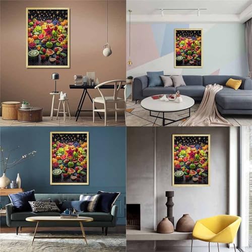 Obsts Puzzles 1000 Teile Schwer Puzzle Spielzeug Pädagogisches Spiel Impossible Herausforderungsspielzeug Für Erwachsene Und Kinder in Bewährter 1000pcs (75x50cm) von YOPDEOOCR